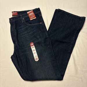 Arizona Jean Company Men's Deep Indigo Bootcut Jeans